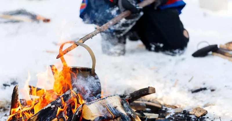 Ice Fishing by Snowmobile — snowmobile tour in Levi