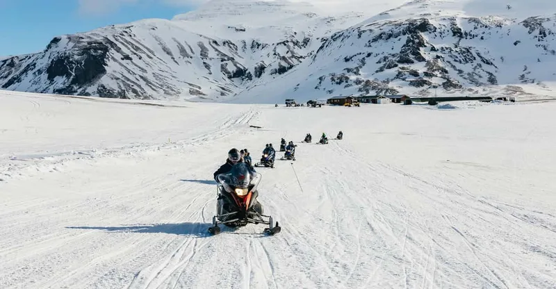 From Reykjavik: Golden Circle and Glacier Snowmobiling — snowmobile tour in Reykjavik