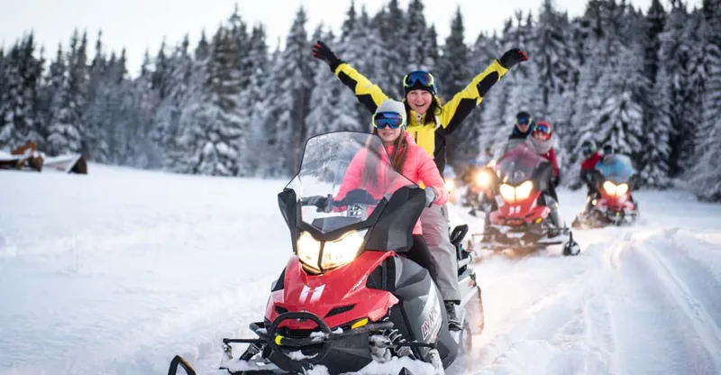 Snowmobiles Expedition and Optional Bonfire — snowmobile tour in Zakopane