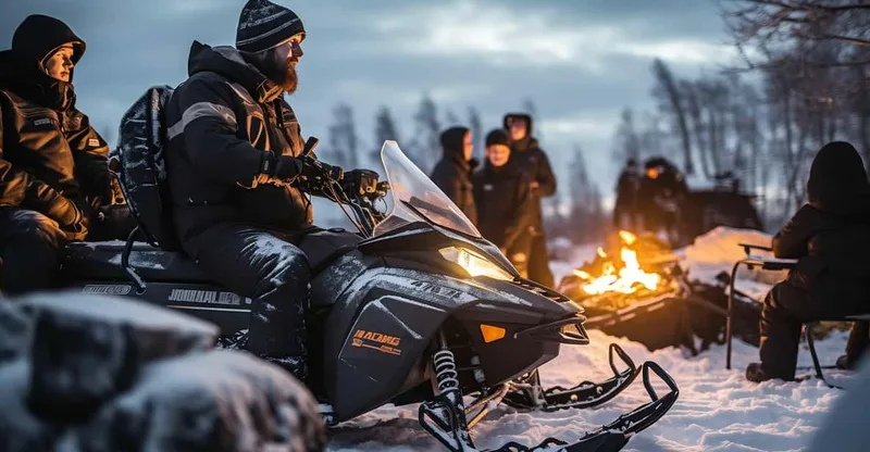 Extreme Snowmobile Ride with Bonfire and Transfers — snowmobile tour in Zakopane