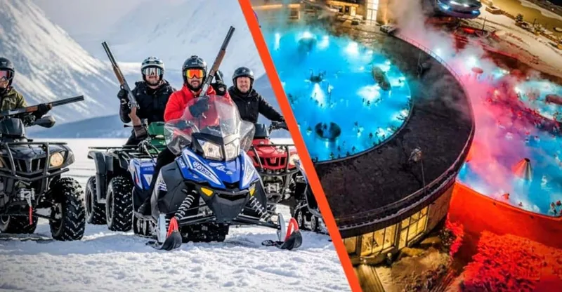 From Krakow: ATV/Snowmobile Ride, Shooting & Hot Springs — snowmobile tour in Zakopane